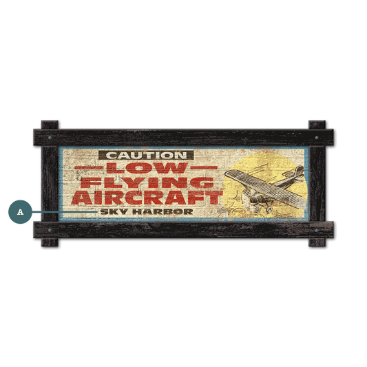 Low Flying Aircraft - Framed Wall Art
