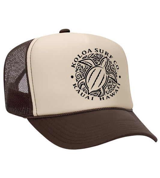 Koloa Honu Turtle Foam Trucker Hat
