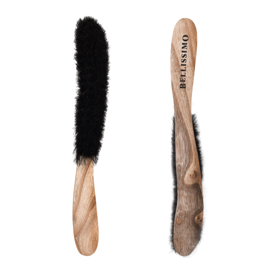 Hat Brush Lint Remover Duster Brushes for Felt Hats 100% Horsehair Wood Brush.