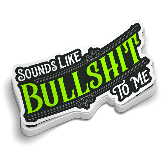 Sounds Like BS Hard Hat Decal