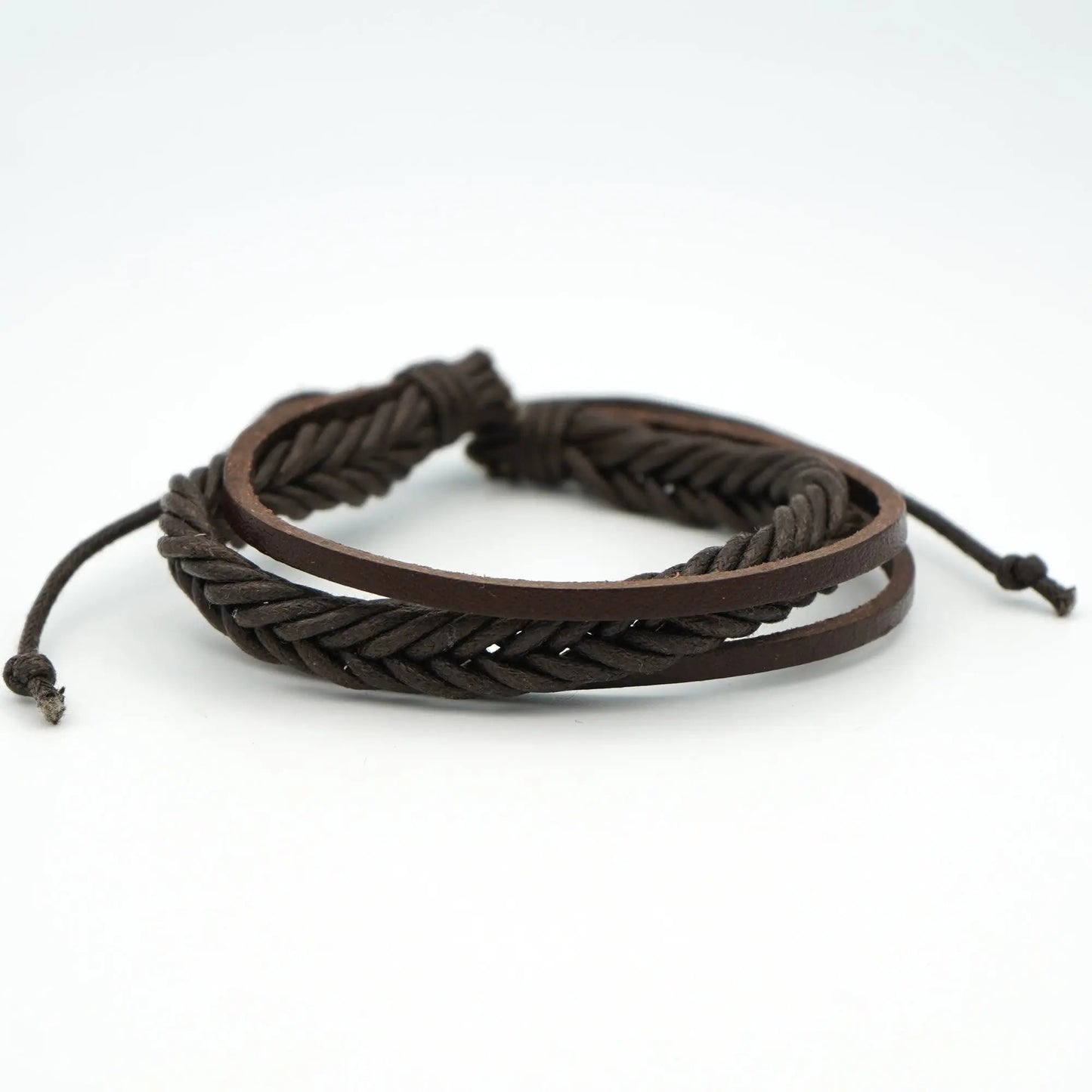 BUCKSHOT - Men's Leather Multi-Strand Bracelet