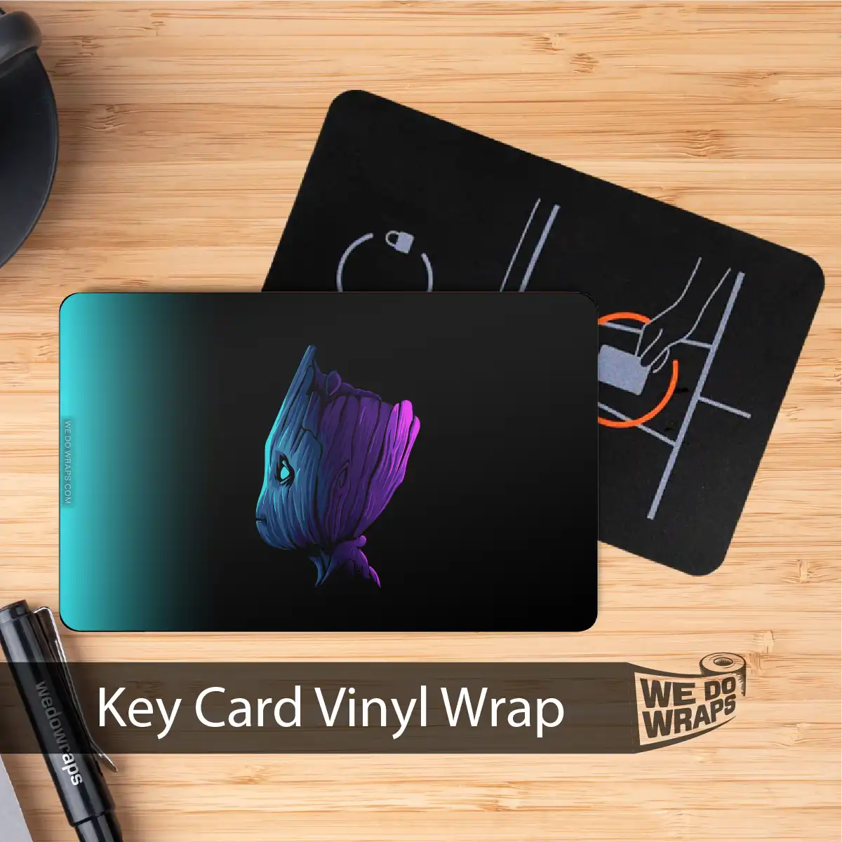 Baby Groot Art | NFC Key Card Wrap