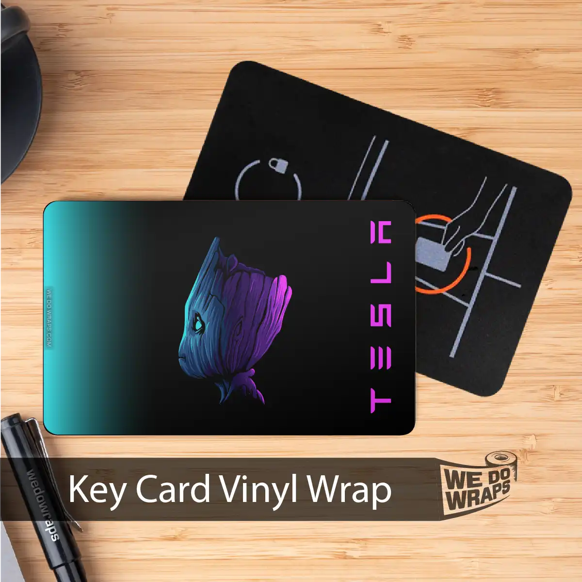 Baby Groot Art | NFC Key Card Wrap