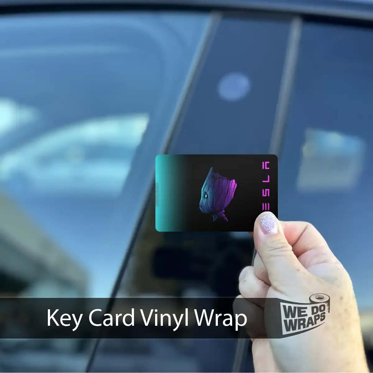 Baby Groot Art | NFC Key Card Wrap