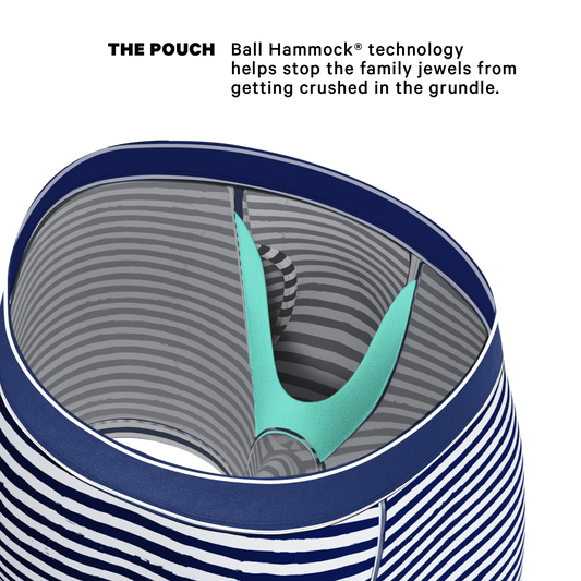 The Sailor | Nautical Stripe Ball Hammock® Pouch Underwear With Fly