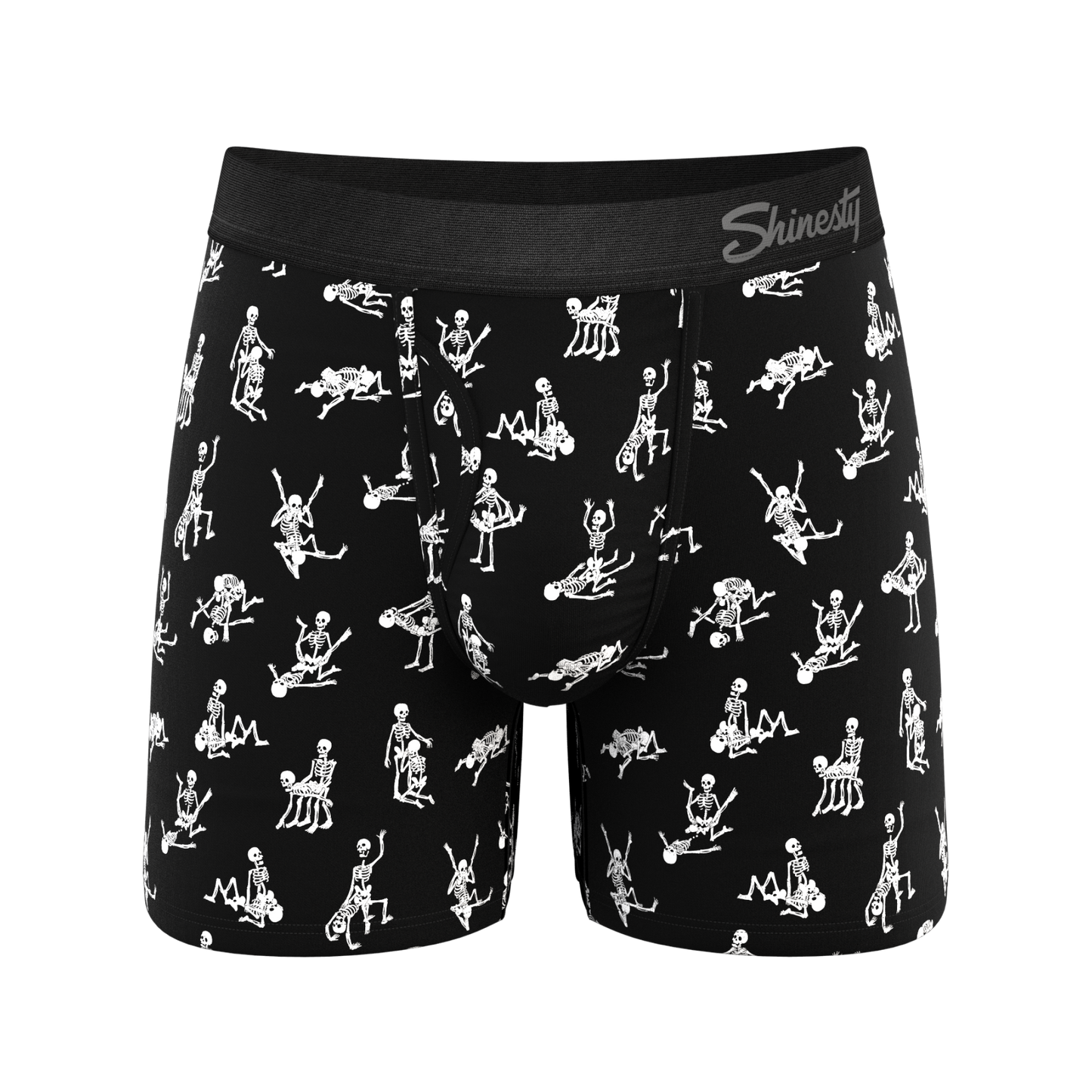 The Bare Back Bones | Glow In The Dark Skeletons Ball Hammock® Magnum Big Pouch Underwear