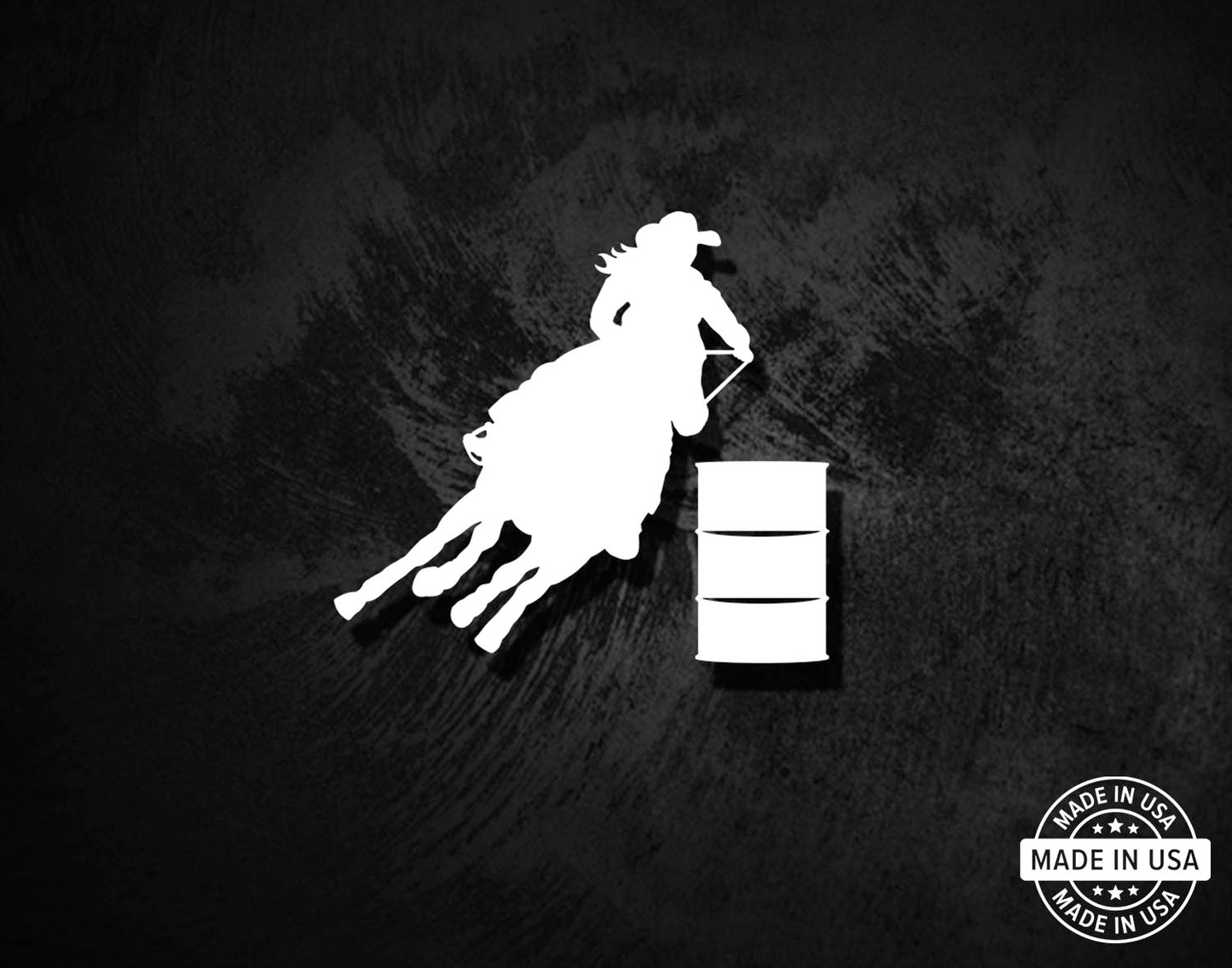 Barrel Racer Decal