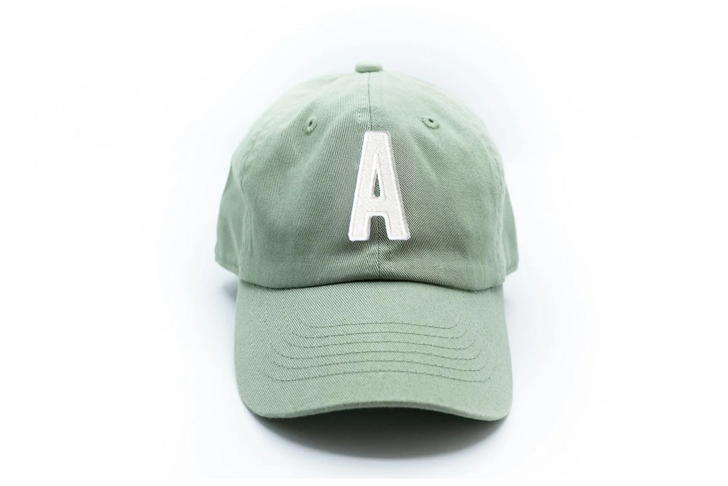 Dusty Sage Letter Baseball Hat