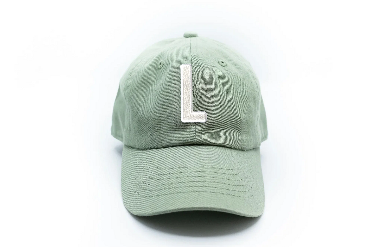 Dusty Sage Letter Baseball Hat