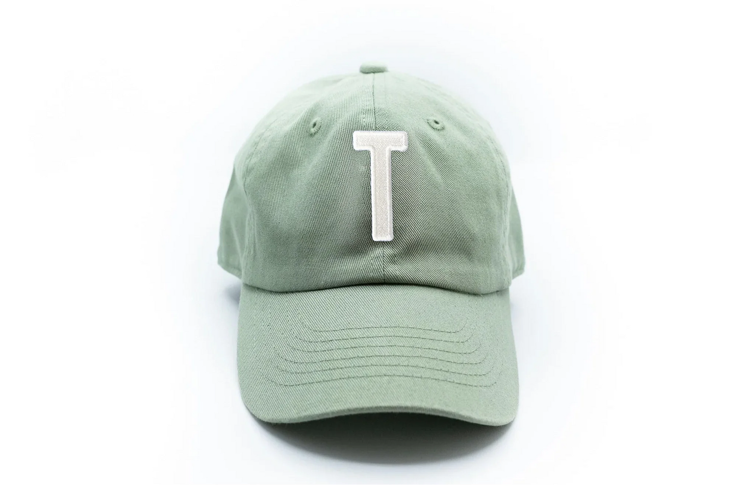 Dusty Sage Letter Baseball Hat