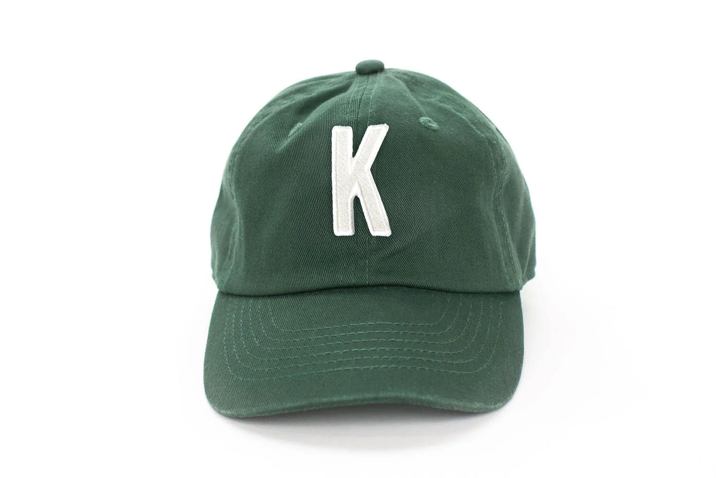 Hunter Green Letter Baseball Hat