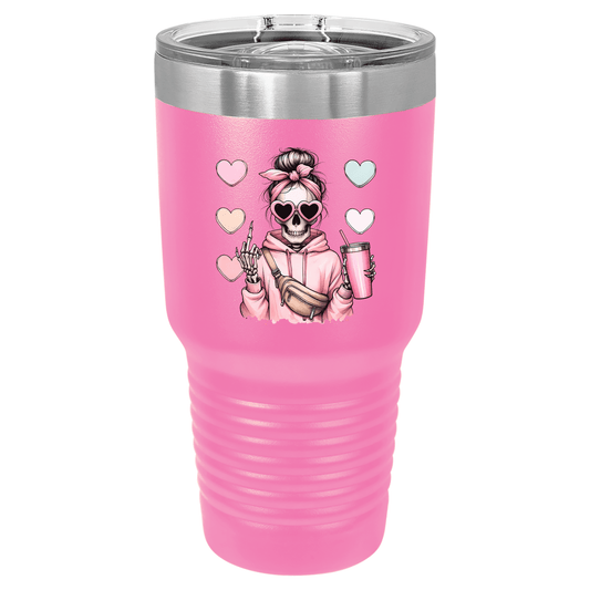 Basic Bitch Skeleton | Polar Camel Tumbler