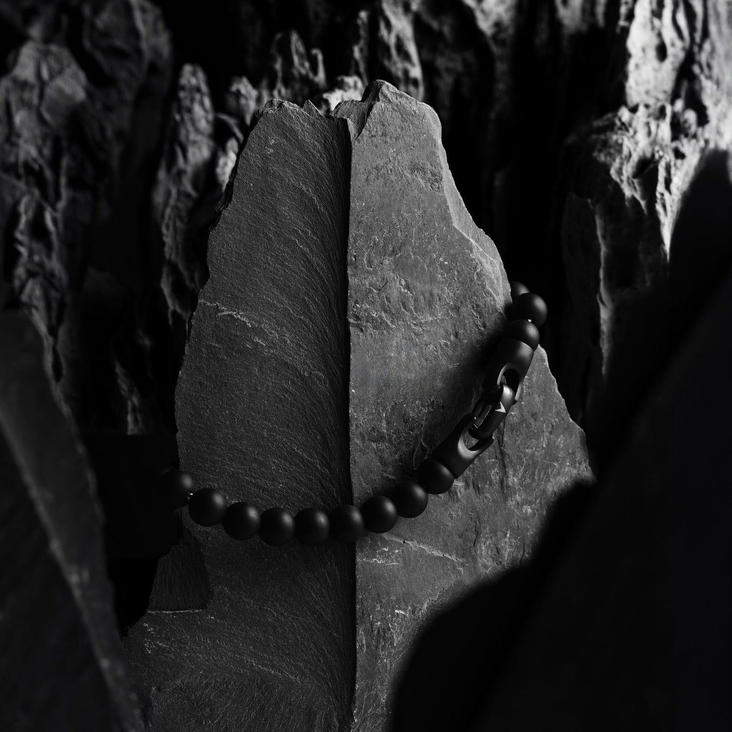 Spiritual Bead Set 8mm - Black Onyx & Riverstone