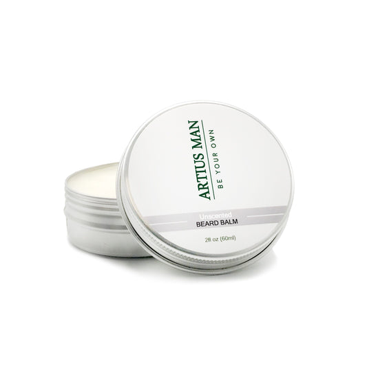 Unscented Beard Balm – Medium Hold, Zero Scent Beard Styling Balm (2 oz)