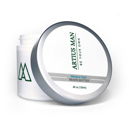 Winter’s Chill Beard Butter – Cooling Peppermint and Eucalyptus Beard Conditioner (4 oz)
