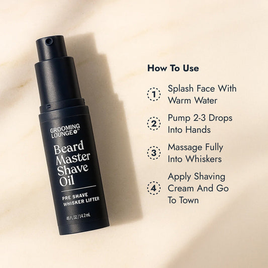 Grooming Lounge Beard Master Shave Oil 3 Pack (Save $10)