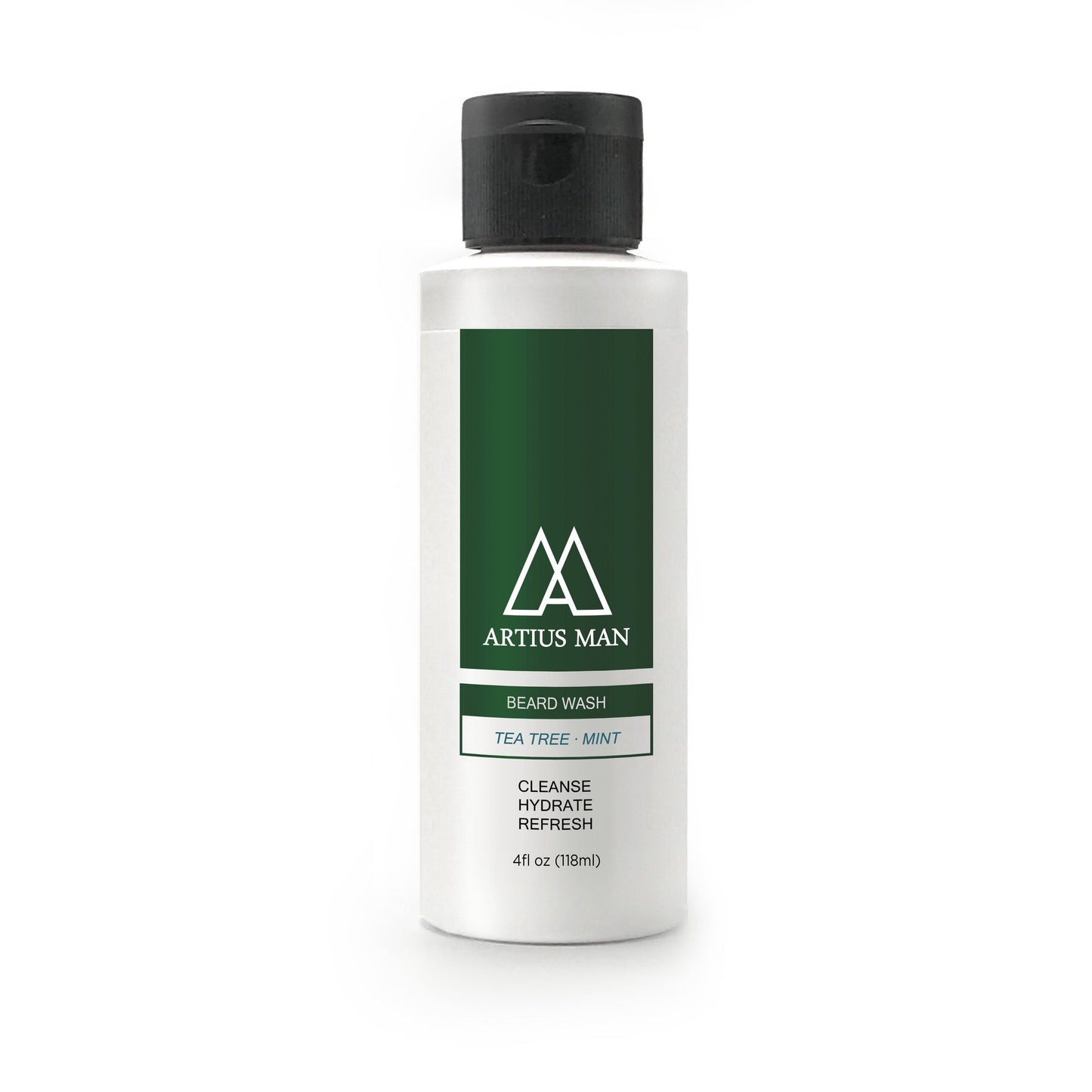 Tea Tree Mint Beard Wash – Refreshing Cooling Beard Cleanser (4 oz)