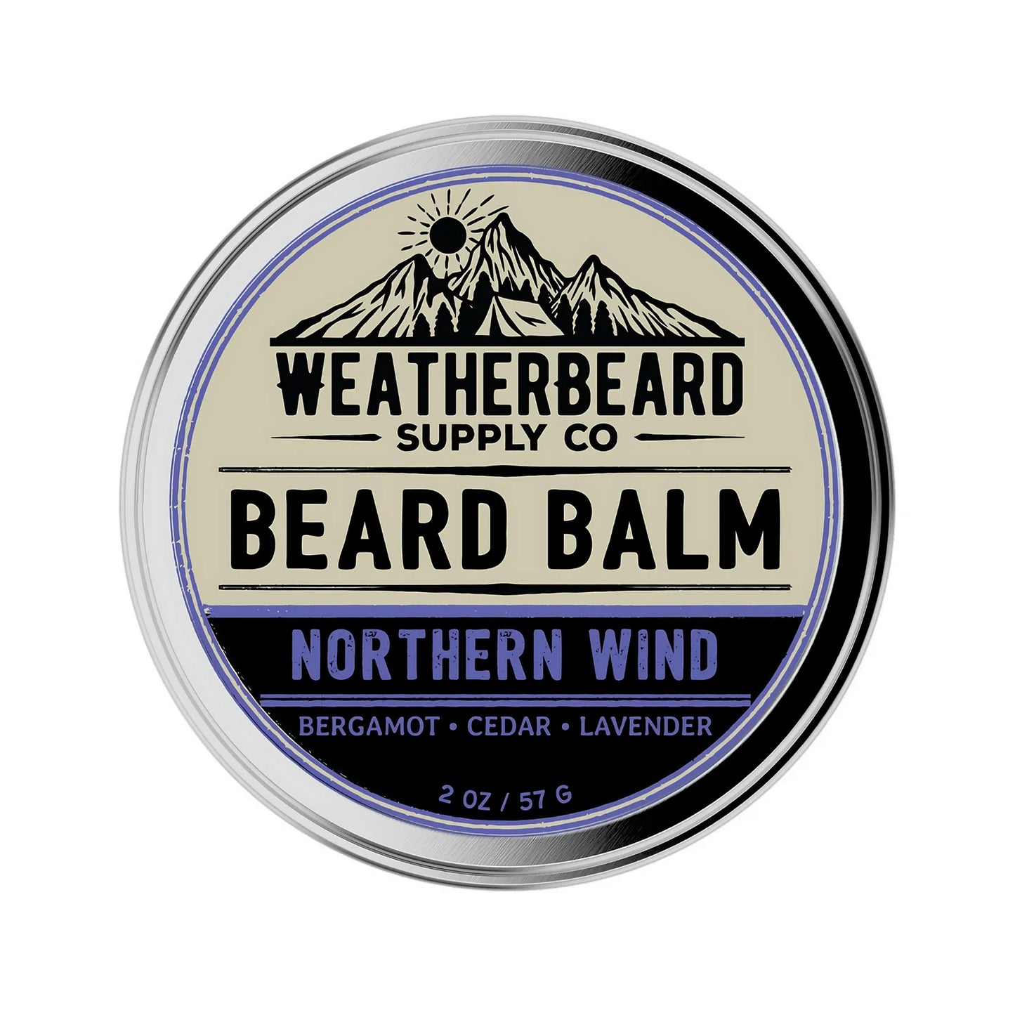 Northern Wind Beard Balm - Bergamot, Cedar, Lavender