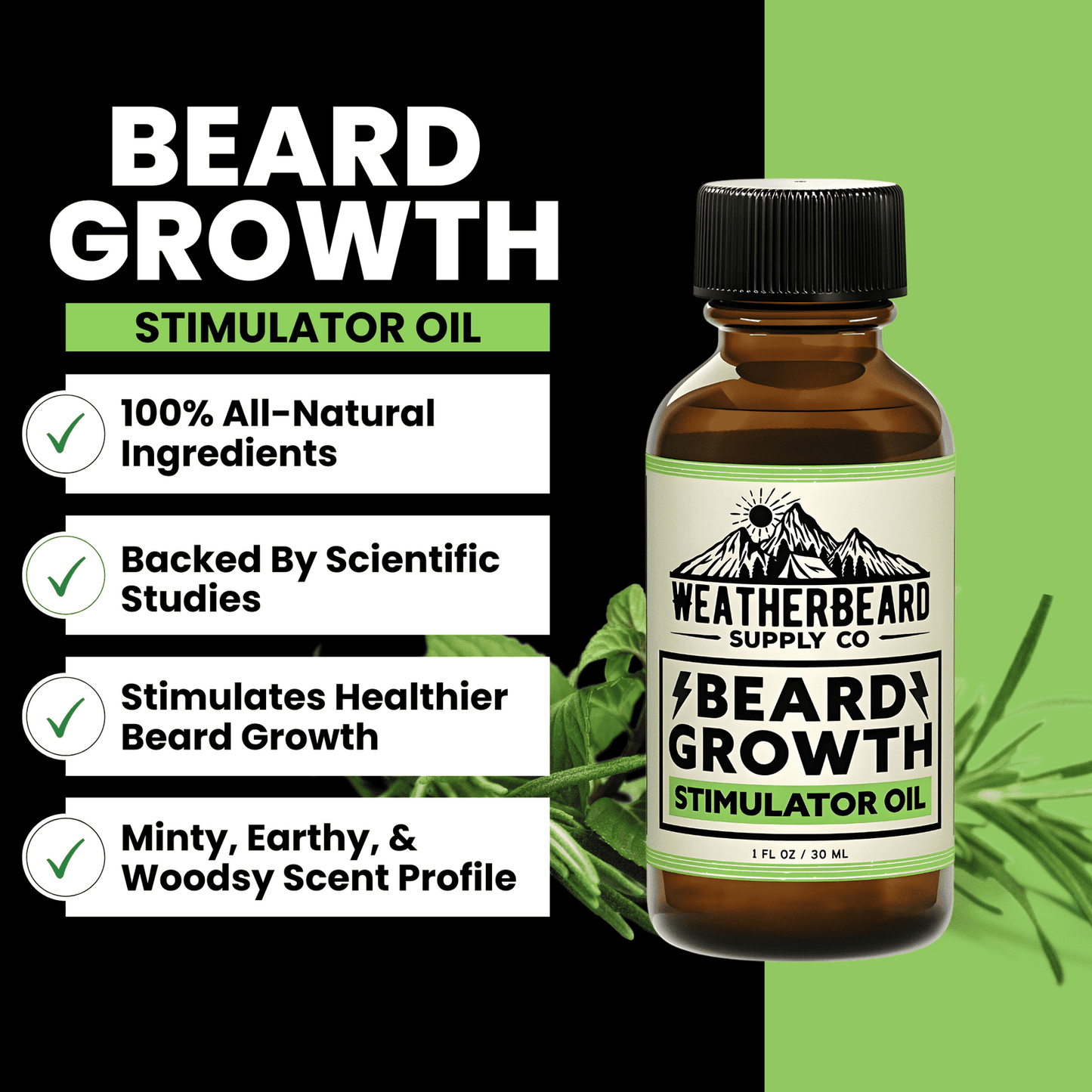 Beard Growth Stimulator Oil