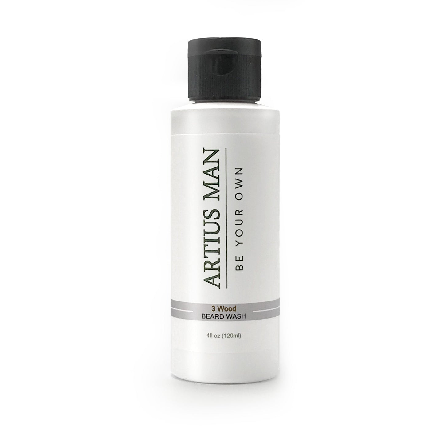 3 Wood Beard Wash – Luxury Hinoki, Sandalwood, and Oud Beard Cleanser (4 oz)