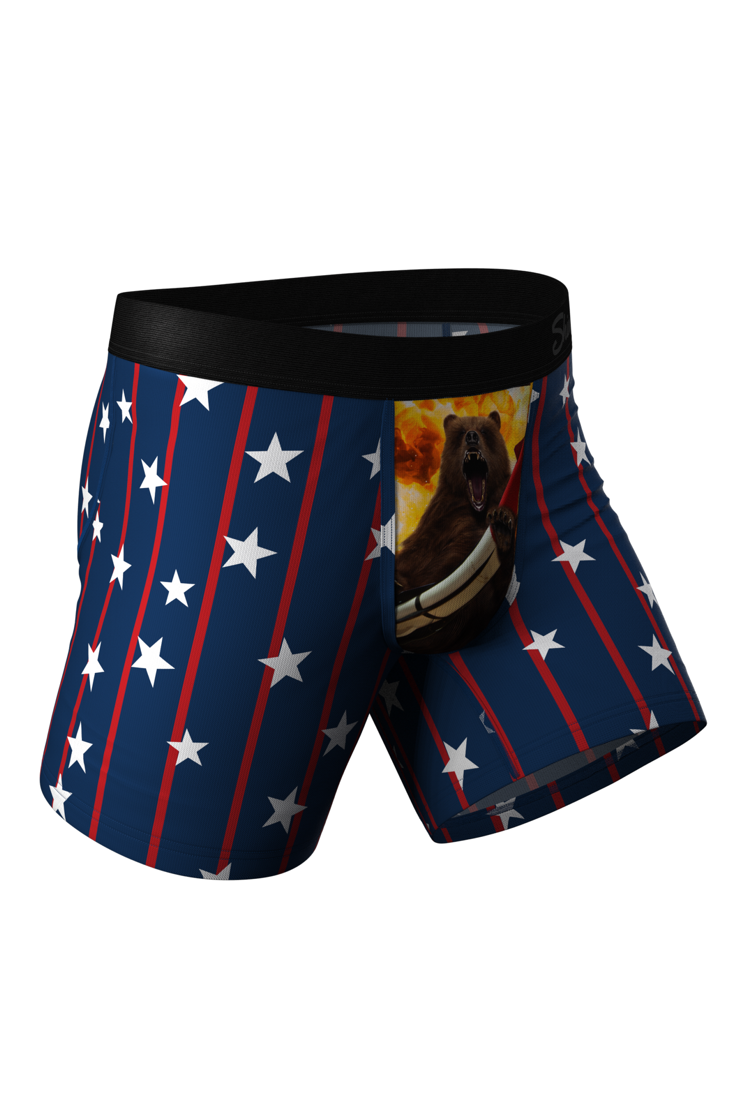 The Bearly Theres | USA Grizzly Bear Ball Hammock® Pouch Underwear