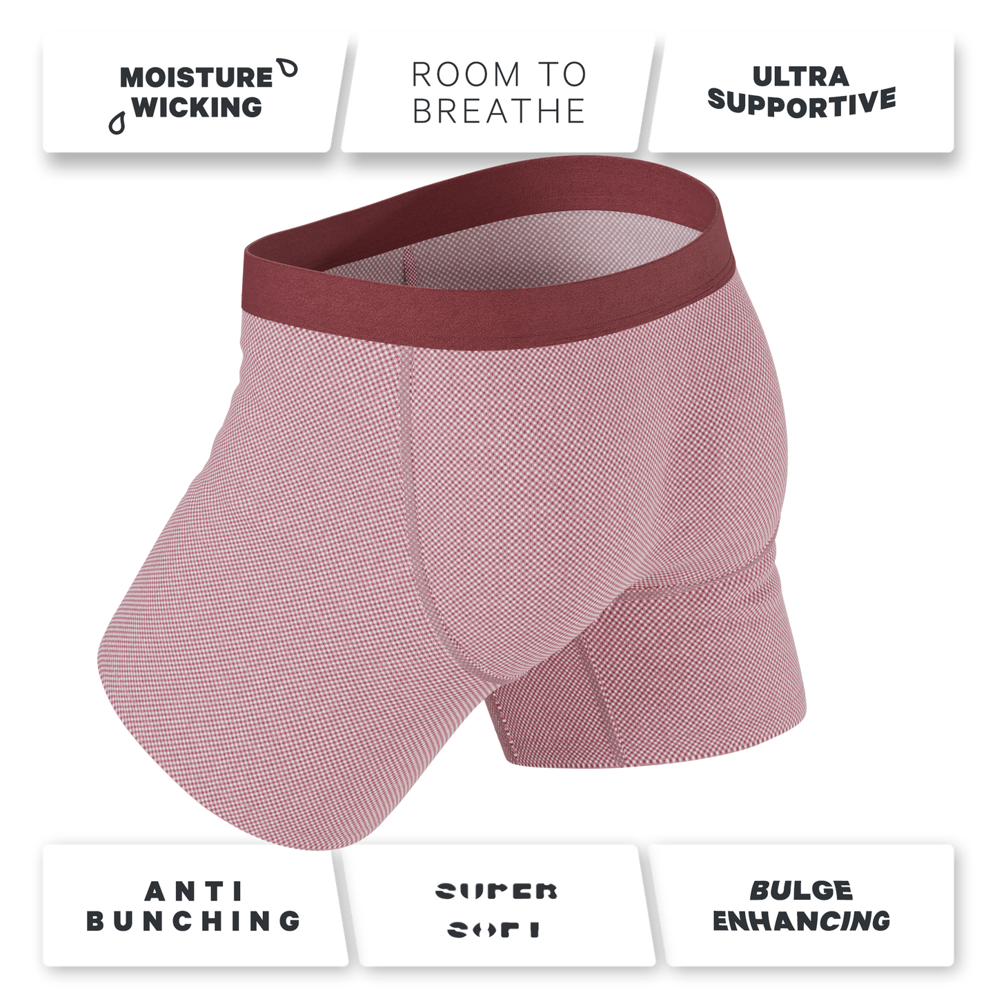 The Bell Pep | Red Chambray Ball Hammock® Pouch Underwear