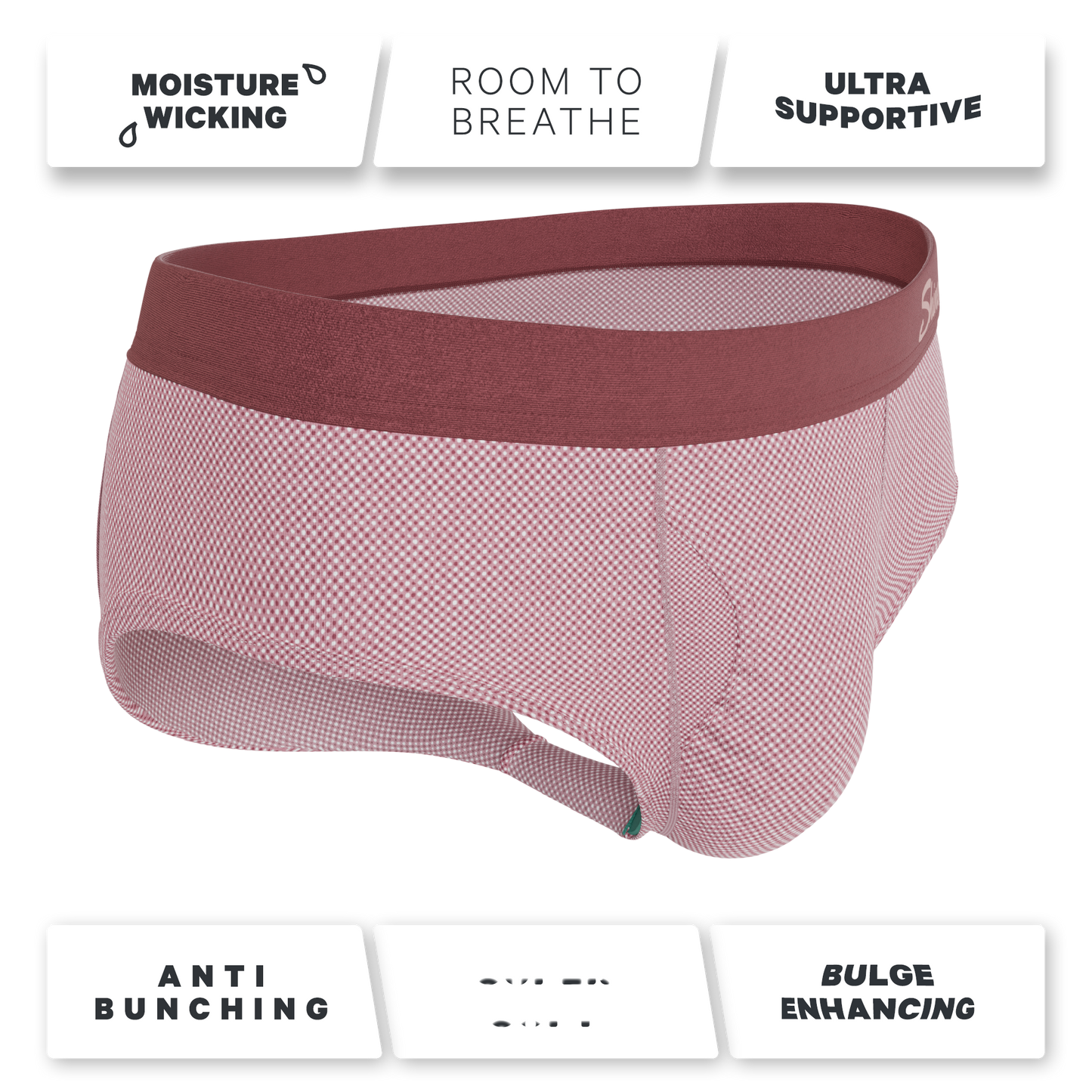 The Bell Pep | Red Chambray Ball Hammock® Pouch Underwear Briefs
