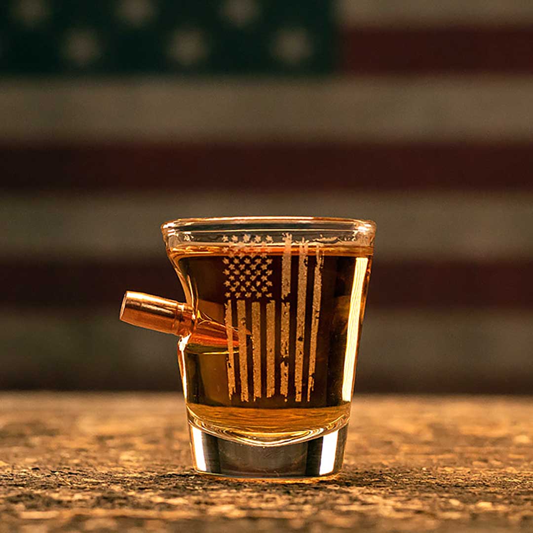 Patriotic Shot Glass - 2oz
