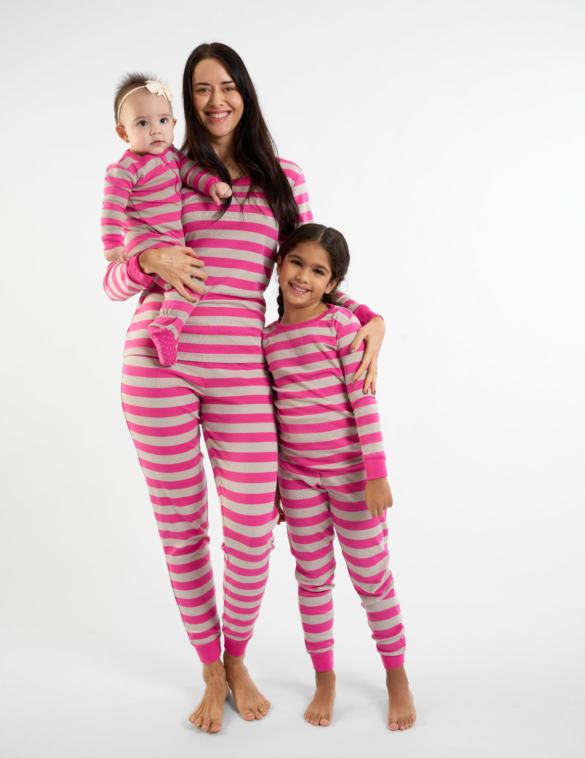 Berry & Chime Stripes Matching Family Pajama Set
