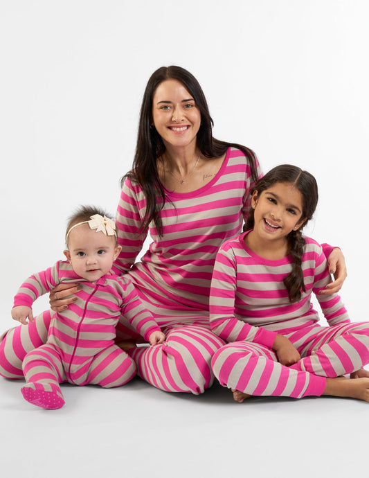 Berry & Chime Stripes Matching Family Pajama Set