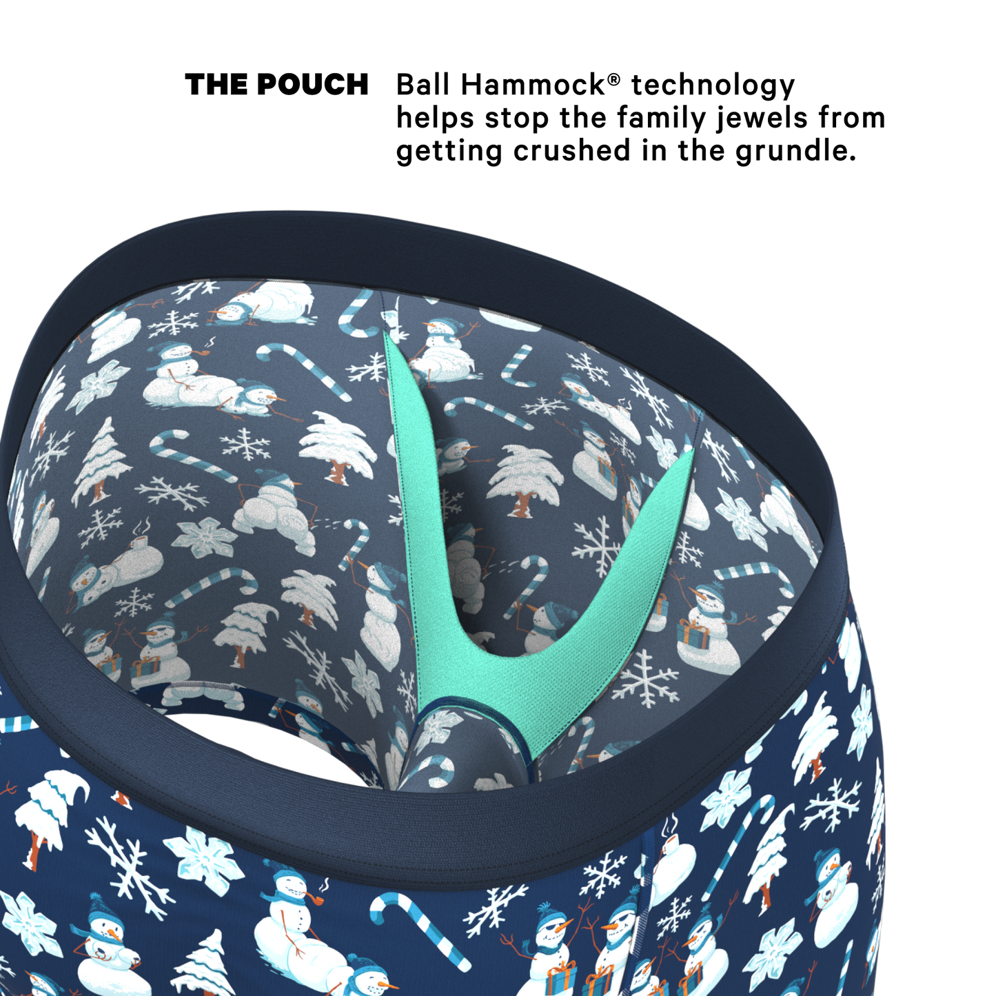 The Big Blizzard | Naughty Snowmen Ball Hammock® Pouch Underwear