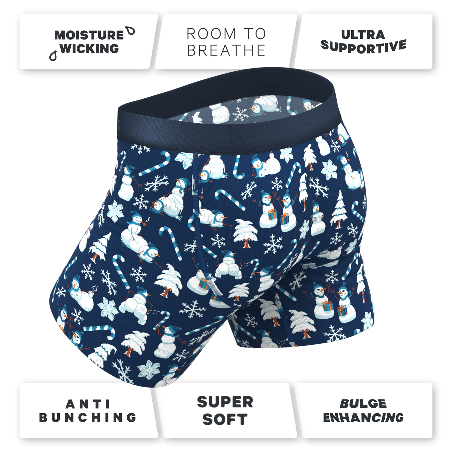 The Big Blizzard | Naughty Snowmen Ball Hammock® Pouch Underwear