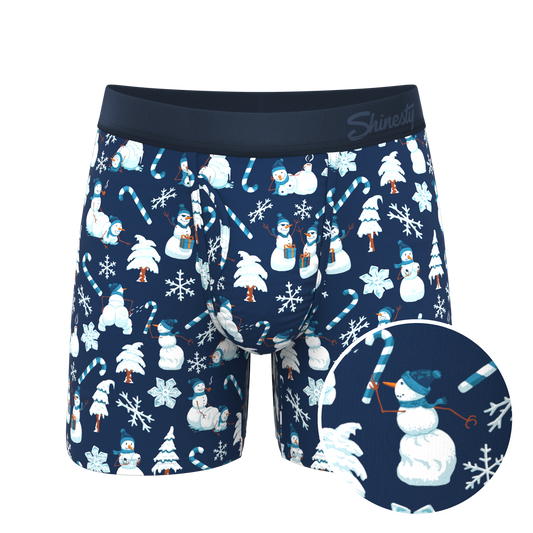 The Big Blizzard | Naughty Snowmen Ball Hammock® Pouch Underwear With Fly