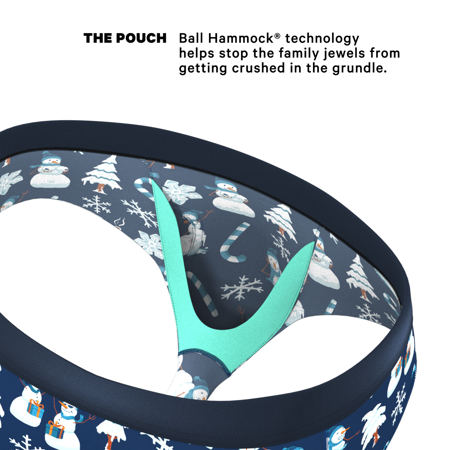 The Big Blizzard | Naughty Snowmen Ball Hammock® Pouch Underwear Briefs