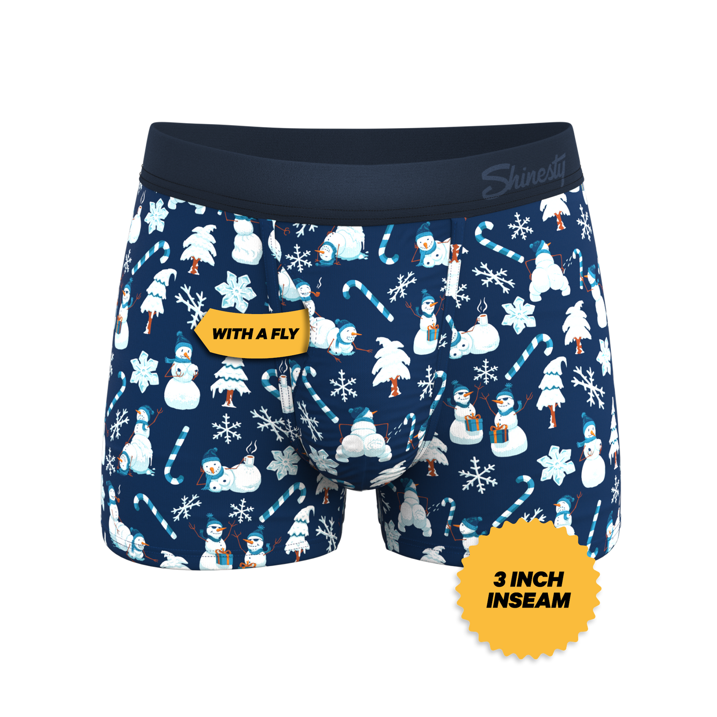The Big Blizzard | Naughty Snowmen Ball Hammock® Pouch Trunks Underwear