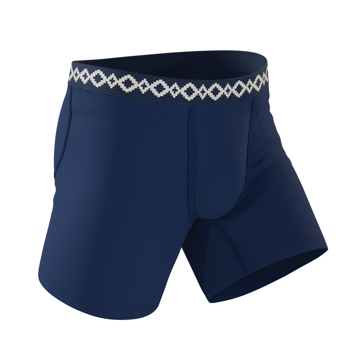 The Big Corbina Blue | La Matera x Shinesty Navy Ball Hammock® Pouch Underwear With Fly