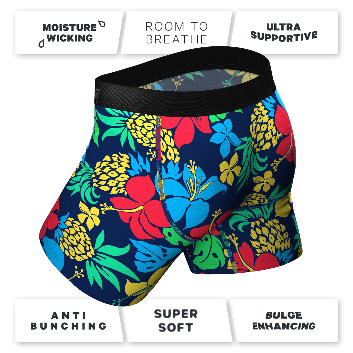 The Big Kahunas | Hawaiian Ball Hammock® Pouch Underwear With Fly