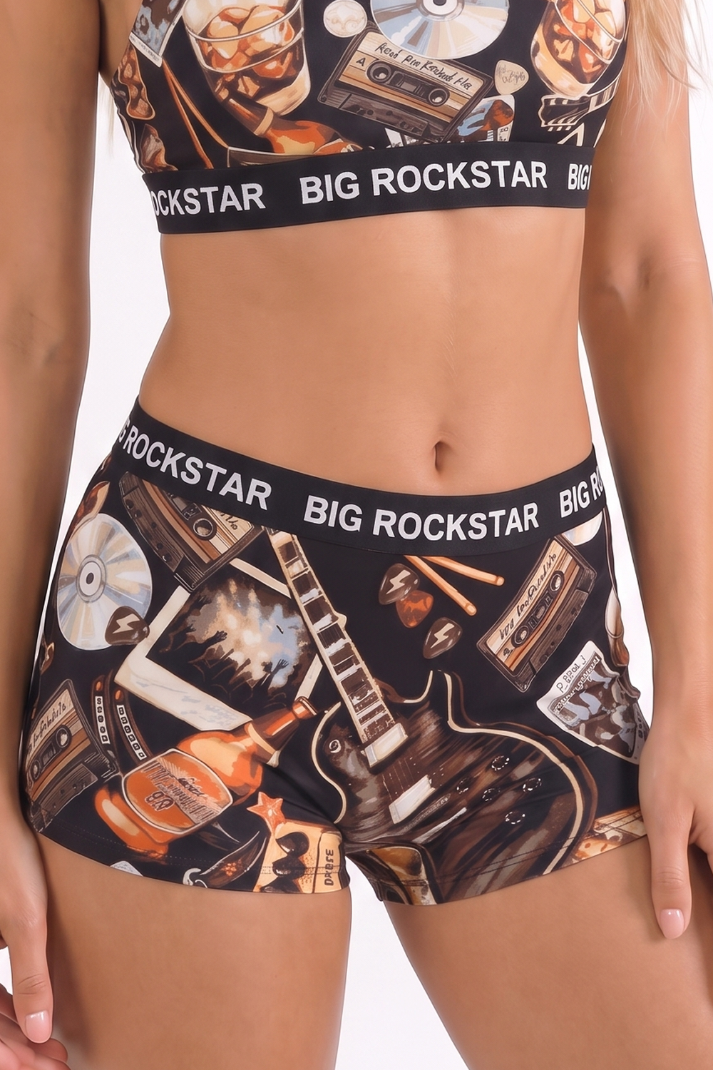 The Big Rock Star | Shinesty X Nickelback Guitar Boyshort Underwear with Waistband