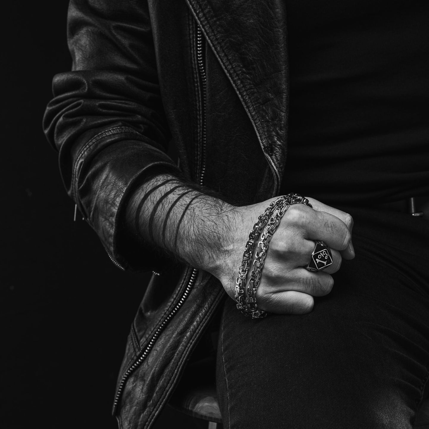 Stainless Steel Byzantine Chain Necklace