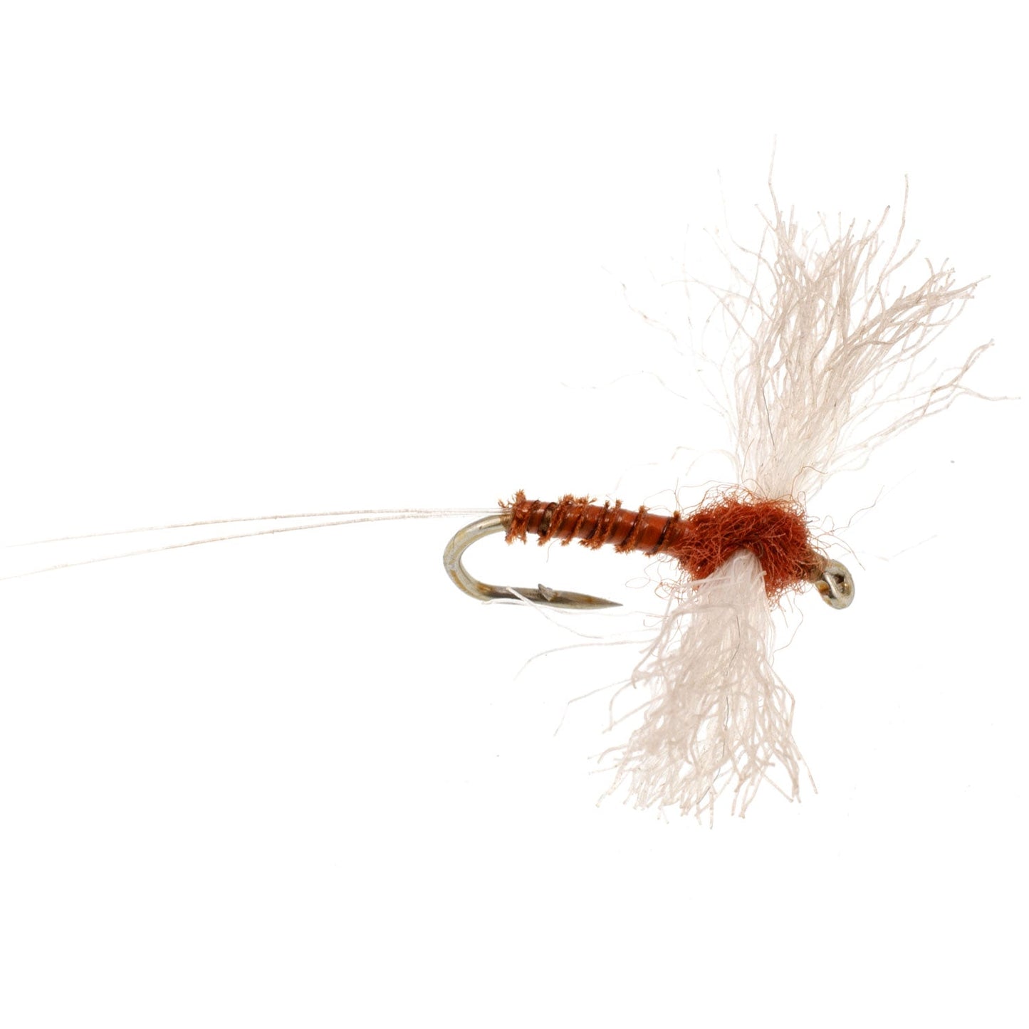 Rusty Spinner Z-Lon Wing Biot Body 12 Flies Hook Size 12
