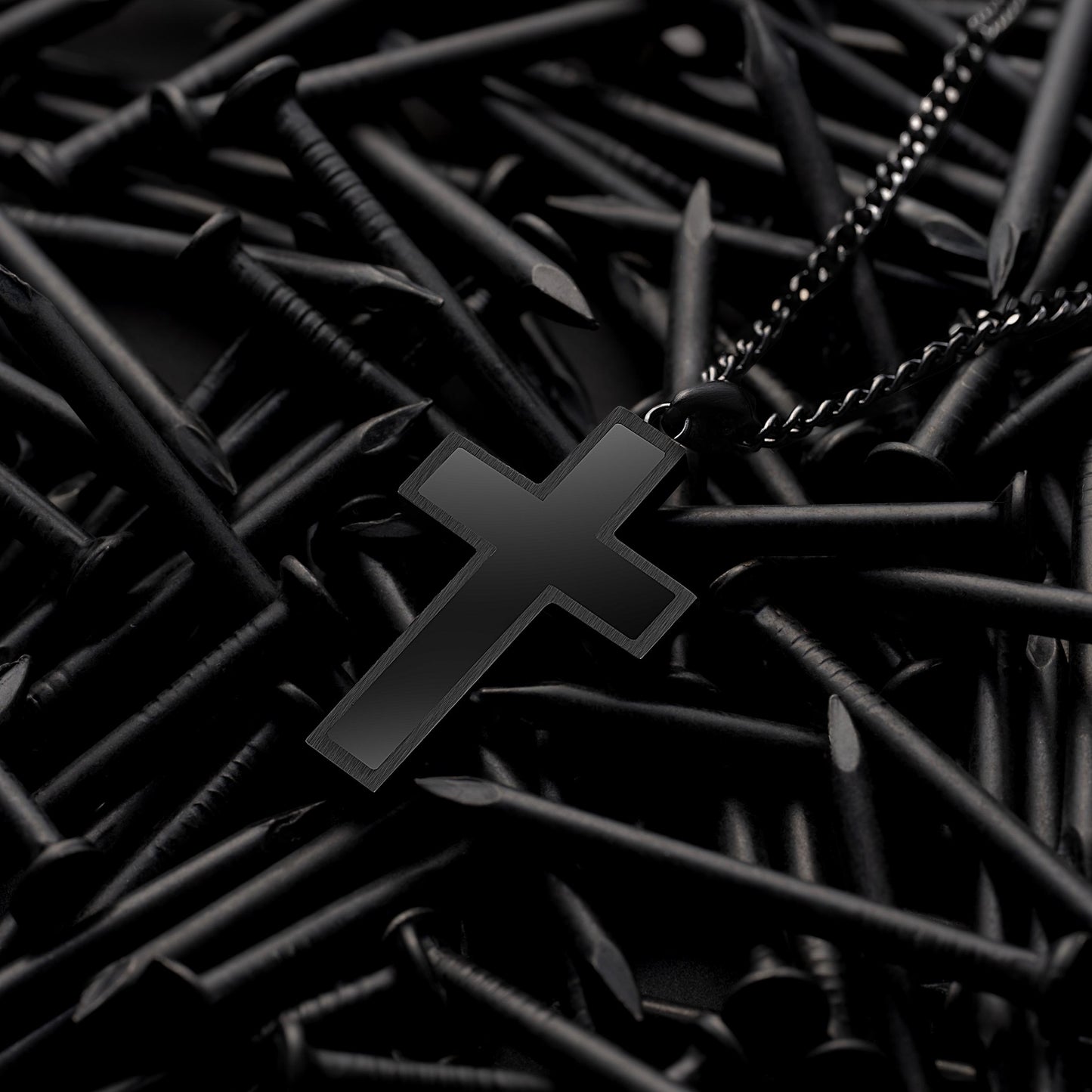 Stone Cross (Large) - Stealth