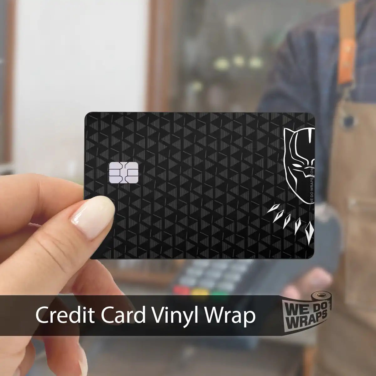 Black Panther Outline | NFC Key Card Wrap