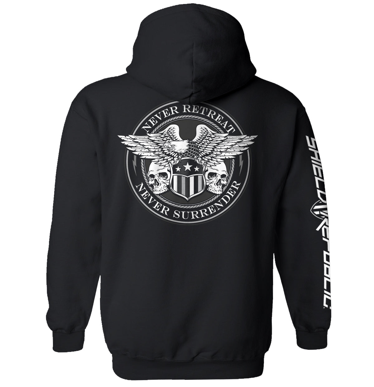 Never Retreat Never Surrender Skulls