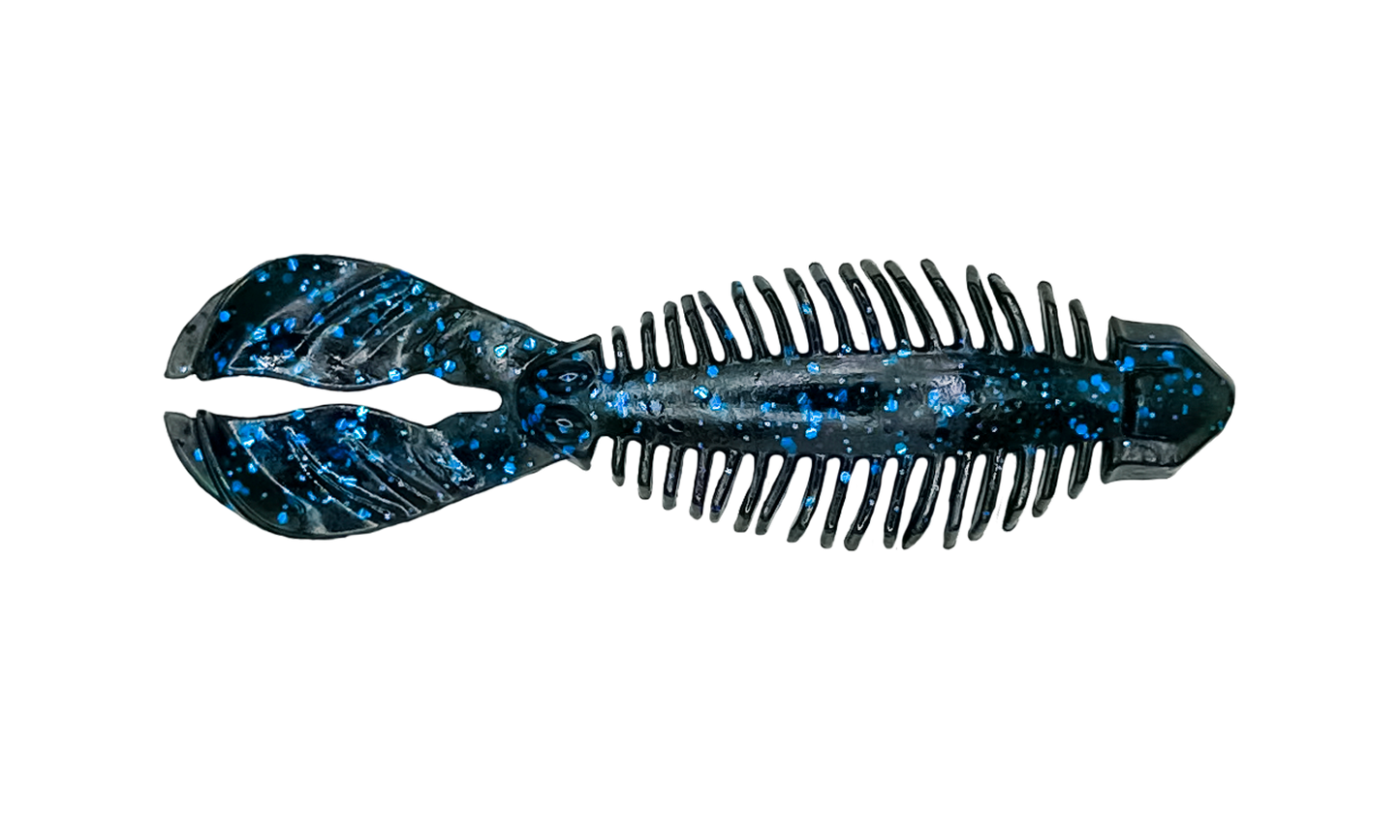 Craw Gill - Black Blue Flake (Pack of 7)