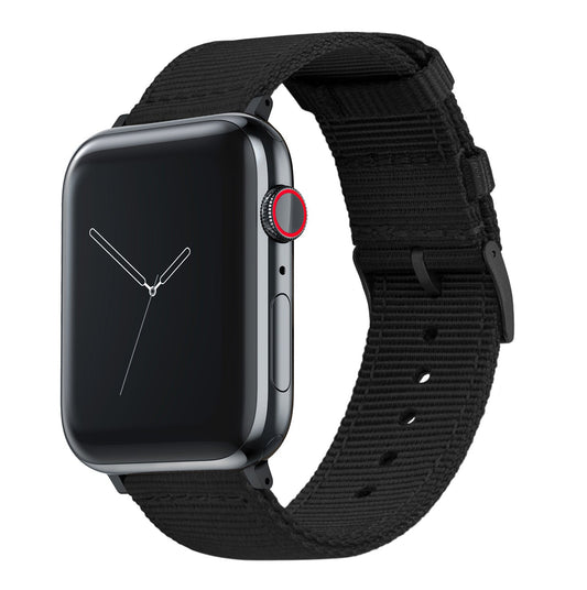 Apple Watch Two Piece NATO® style Black Watch Band