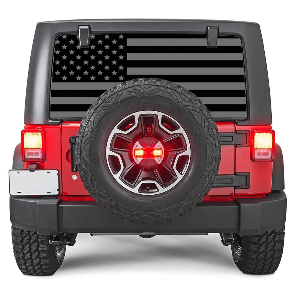 Black Out Rear Window Decal