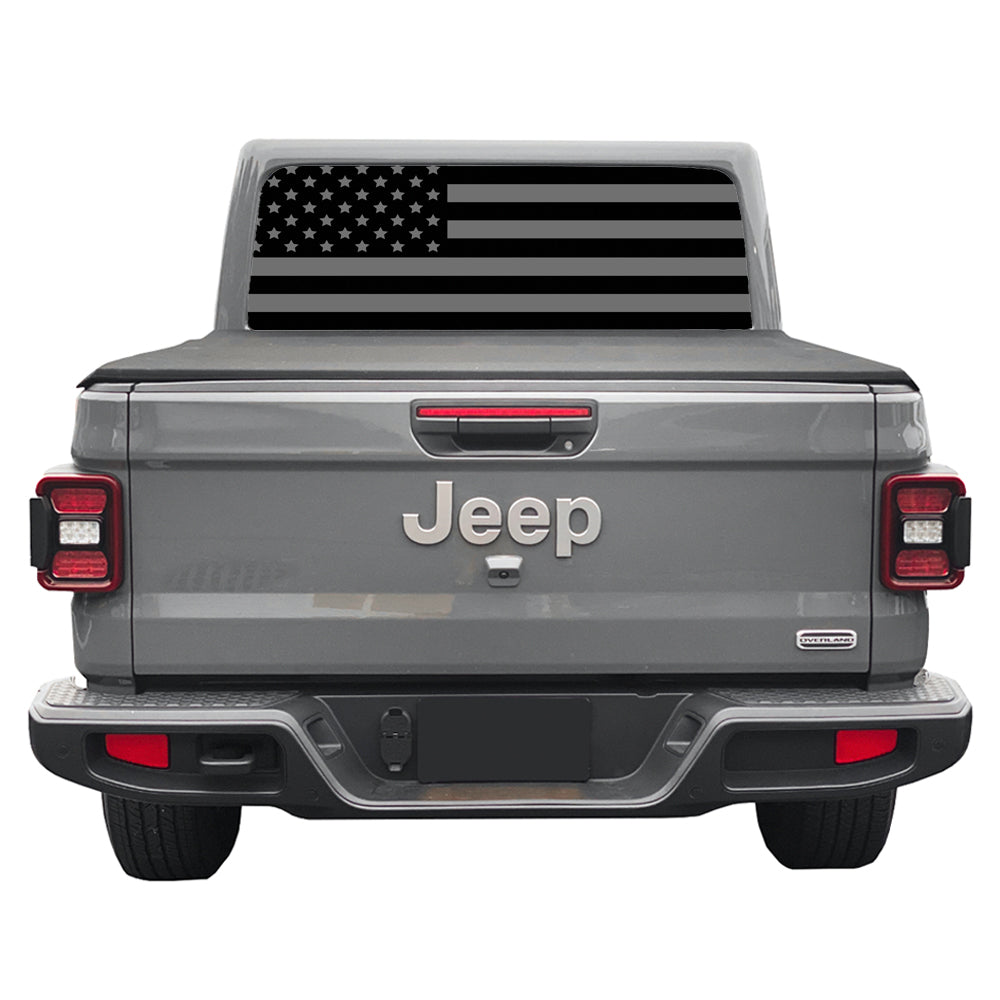 Black Out Rear Window Decal