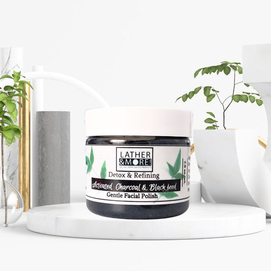 Activated Charcoal and Black Seed Oil Facial Polish