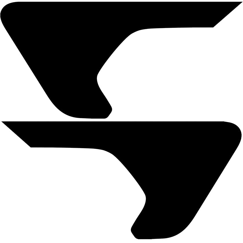 Black 2pc Vinyl Fender Decal