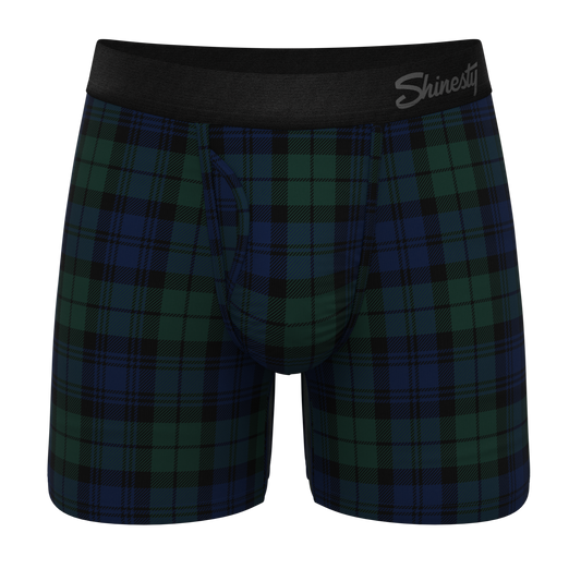 The Black Watch | Tartan Plaid Ball Hammock® Pouch Underwear With Fly